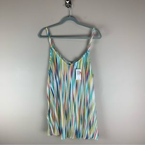 Torrid NWT Sophie Multicolor Striped Swing Tank Top Blouse size 1X